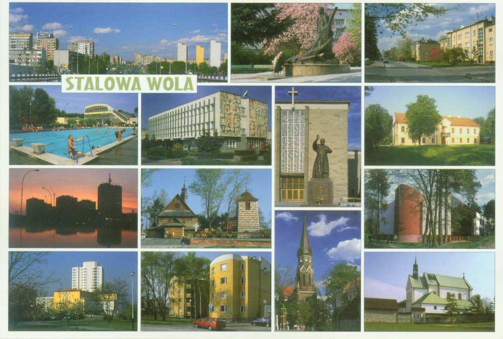 Chx-21 Brak Chx-21r Brak widokówka wydawca Wydawnictwo PH U Dariusza Stalowa Wola. STALOWA WOLA. Na rewersie.