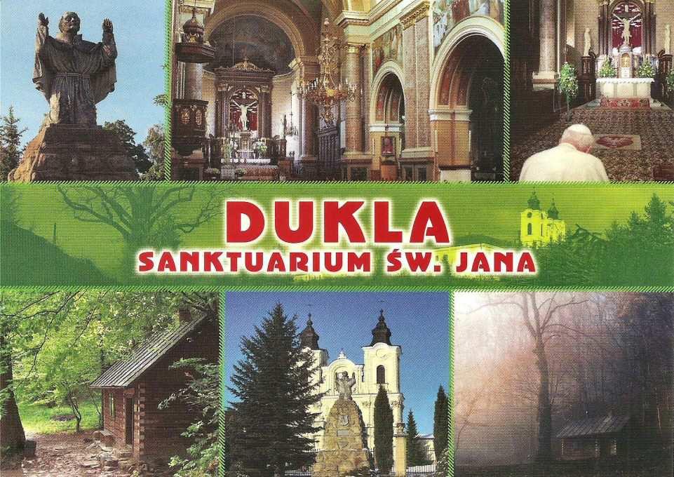 Chx-35 Brak Chx-35r Brak widokówka wydawca WYDAWNICTWO AGA. Dukla. Sanktuarium Św. Jana. Na rewersie: Dukla. Sanktuarium św.
