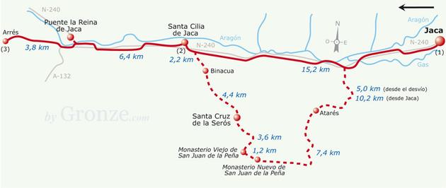 Etap 2 Jaca - Arres (25.7 km) Santa Cilia de Jaca Mieszk.: 205 Do Arres: 9.2 km Do Santiago de Compostela: 795.