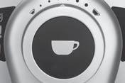 12 BEDIENINGSPANEEL - PANEL STERUJĄCY Toets / LED - Przycisk/Kontrolka Beschrijving - Opis Toets voor koffieafgifte toets is eenmaal ingedrukt: 1 kopje koffie is