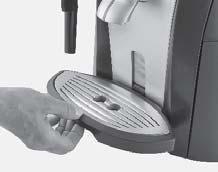 14 INSTELLEN - REGULACJE HOEVEELHEID KOFFIE IN HET KOPJE ILOŚĆ KAWY W FILIŻANCE Om de hoeveelheid koffie in te stellen die verstrekt wordt in het kopje.