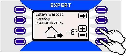 Wciskając klawisz (podgląd) wybierz ekran podglądu aktualnych ustawień programatora. Wybrana funkcja zostanie wyświetlona obok ikony klawisza, a klawisz zmieni się na.