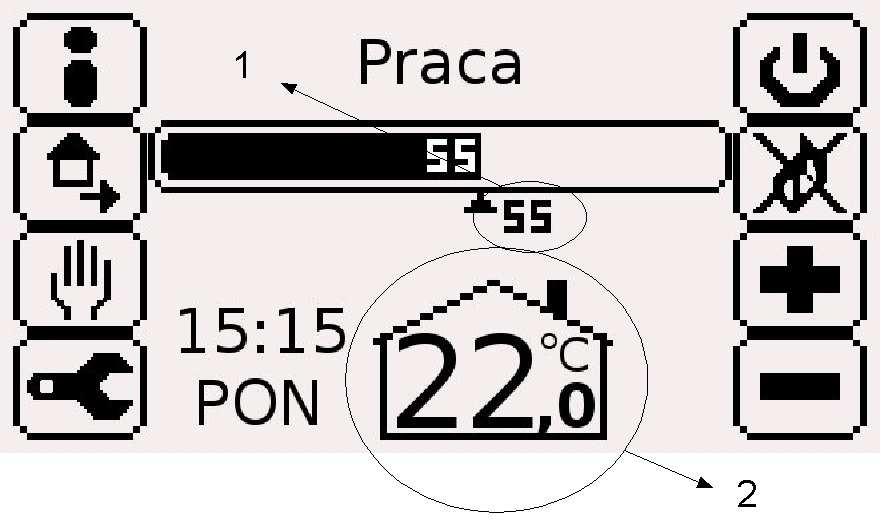 7. Przełączyć na tryb nieaktywny pompy 8. Wciskając klawisz zaprogramować zegar do godz. 15:00. 9. Przełączyć na tryb aktywny pompy. 10. Wciskając klawisz zaprogramować zegar do godz. 22:00. 11.