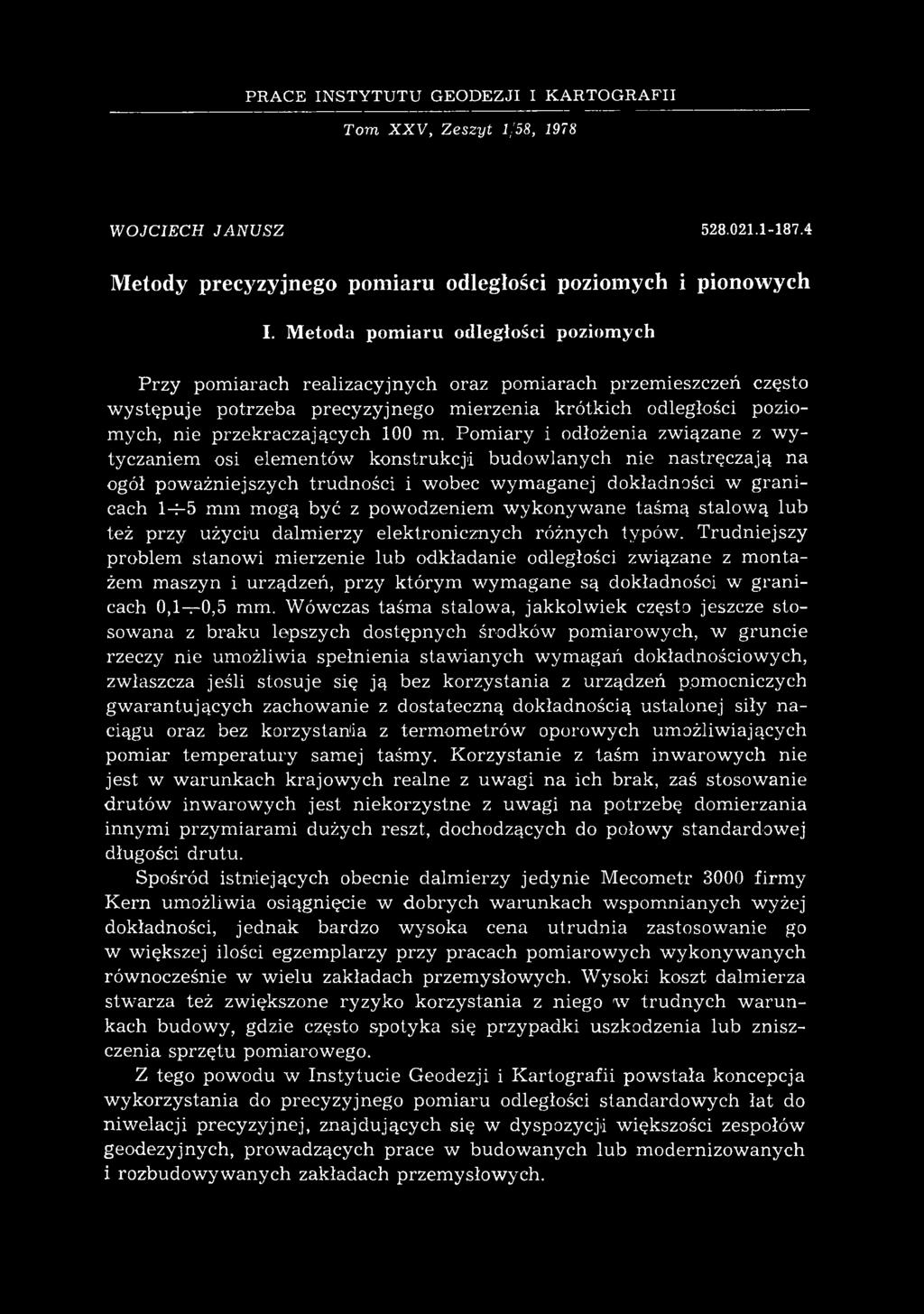 przekraczających 100 m.