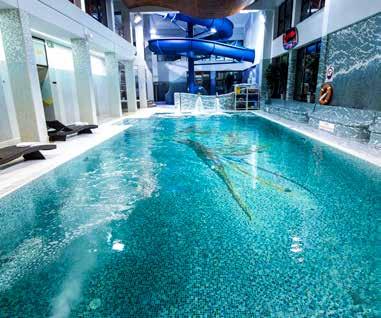BASENY I KĄPIELISKA do 210 cm. Obowiązują bilety jednorazowe lub karnety. Do Aquaparku zaprasza Hotel Klimek w Muszynie-Złockiem. Obiekt otwarty jest codziennie od godz. 9.