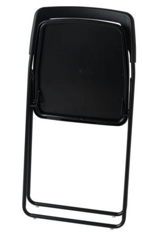 Tworzywo polipropylenowe - Krzesło składane plastikowe, stelaż chrom 80,00 zł.