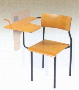 KRZESŁA Z PULPITEM: - Krzesło OK5 z pulpitem stałym stelaż kwadrat