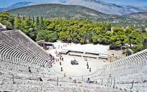 Dzień 6: Korynt Mykeny Epidauros Nafplion Śniadanie w hotelu. Przejazd na Peloponez nad słynnym Kanałem Korynckim. Zwiedzanie Starożytnego Koryntu, gdzie św.