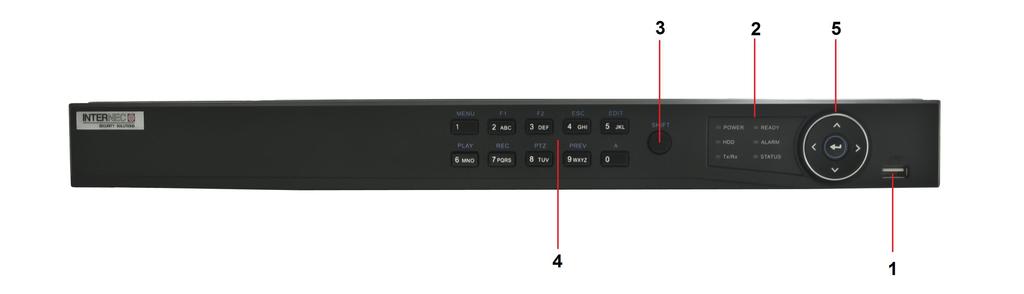 Wyjście wideo 2 Wyjście audio 3 Wejście audio 4 RS-232 5 Wyjście VGA 6 Wyjście HDMI 7