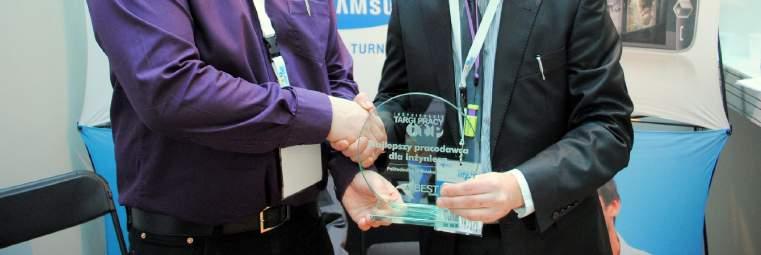 800 studentów, szczegółowe wyniki znajdują się poniżej: Miejsce Nazwa Firmy Ilość głosów 1 Samsung Poland R&D Center 11,59% 2 MICHELIN POLSKA S.A 8,03% 3 Rolls-Royce Royce Poland Sp. z o.o. 6,62% 4 ALSTOM Power Sp.