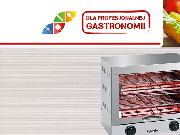 URZĄDZENIA GASTRONOMICZNE OPIEKACZ PODWÓJNY moc: 3000 W obudowa ze stali nierdzewnej promiennik kwarcowy 2 ruszty grillowe timer 15 min w zestawie szczypce do tostów wymiary (W x S x G): 40 x