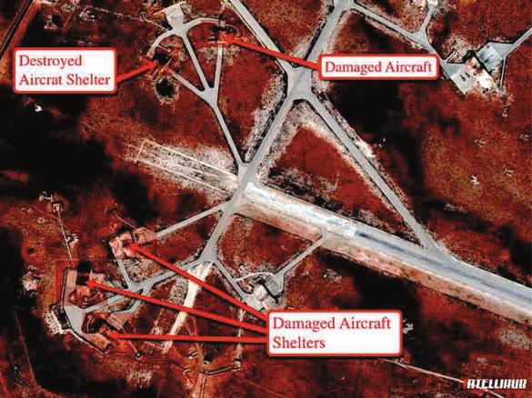 8.04.2017 9. Rodziny zamordowanych gazem bojowym ofiar w Syrii dziękują Amerykanom za zbombardowanie bazy lotniczej użytej do tego ataku.