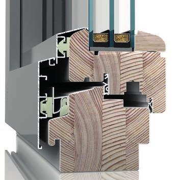 Okna DDA-92/DDA-68 Wyjątkowa estetyka, maksymalna trwałość Naturalne piękno drewna od wewnątrz Estetyka i trwałość aluminium na zewnątrz Bogaty standard