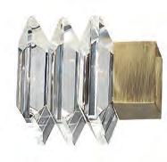Para KWADRO CRYSTAL do rury 20mm x 20mm chrom mat c 20..2.220 20..0.220 20..5.