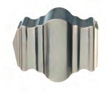 0.0.206 20.0.5.206 2 szt. Para TOSCA do rury 20mm x 20mm chrom mat c 20.0.2.20 20.