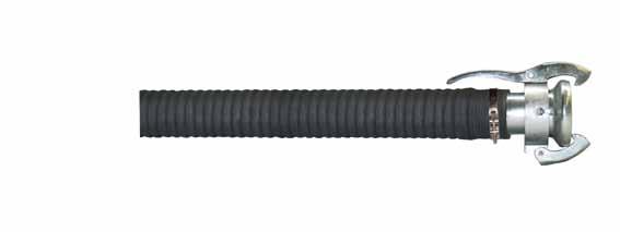 CobiSaug Gumowy wąż ssący ze spiralą i z mufami bezspiralowymi Rubber spiral suction hose with spiral free cuffs COBISAUG suitable for sewage trucks, for agriculture and waste water.