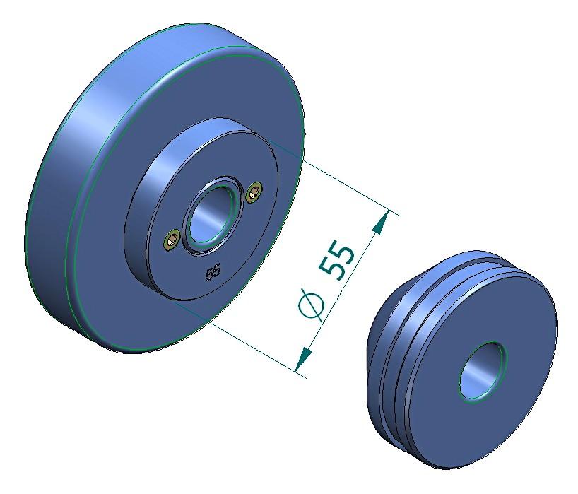 Ø43 Dla starych DUCA TI 2000334 ZESTAW ADAPTERÓW DO MOTOCYKLI DUCATI