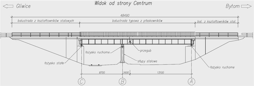 Przeszkodę stanowi jednojezdniowa dwukierunkowa ulica Hagera (DW 921) o jednym pasie ruchu dla każdego kierunku (przekrój 1 2) z jednostronnym chodnikiem dla pieszych oraz jednotorowa linia