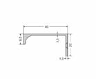 Aluminum handle Profile AL09 indeks / code j.m./m.u. 06.AL09.000.