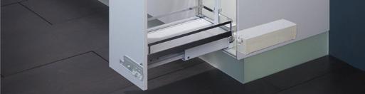 TOUCH CONTROL TOUCH CONTROL to specjalne urządzenie elektryczne pozwalające otwierać wysokie carga przez delikatne puknięcie we front szafki.