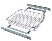 Kobra Plus kosz druciany z cichym domykiem Prowadnice z pełnym wysuwem i hamulcem. Głębokość szafki 510 mm, wys. kosza 80 mm, max. obciążenie 20 kg. Szer. szafki Szer. kosza 06.02.C 300 mm 225 mm 06.