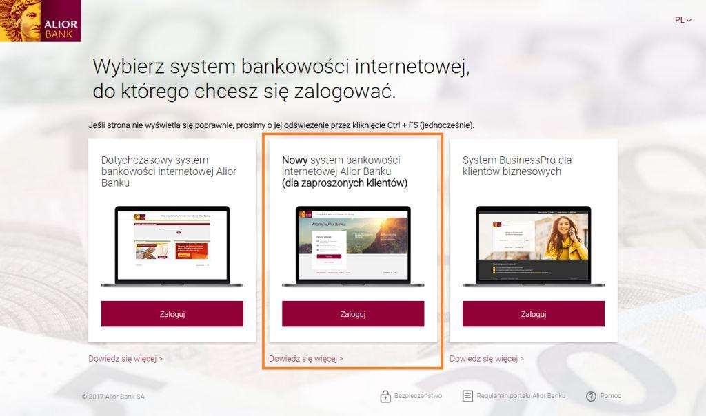 Krok 2 Na stronie https://login.