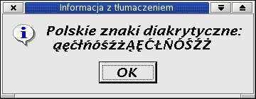 int main( int argc, char argv ) QApplication a( argc, argv ); Kodowanie znaków narodowych QTextCodec wkodowanielatin2 = QTextCodec::codecForName( ISO 8859-2 ); if (wkodowanielatin2)