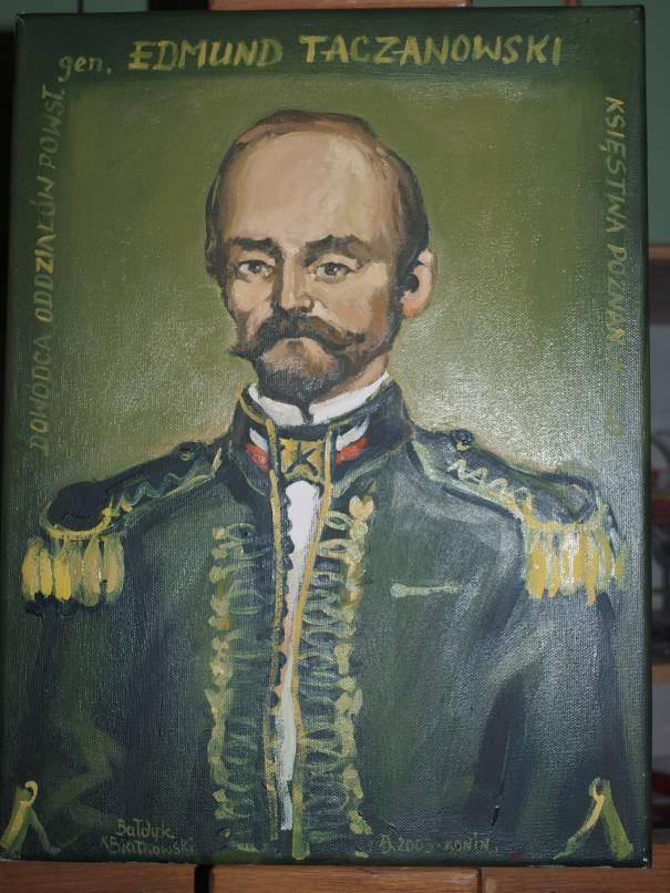 Portret generała Edmunda Taczanowskiego namalowany