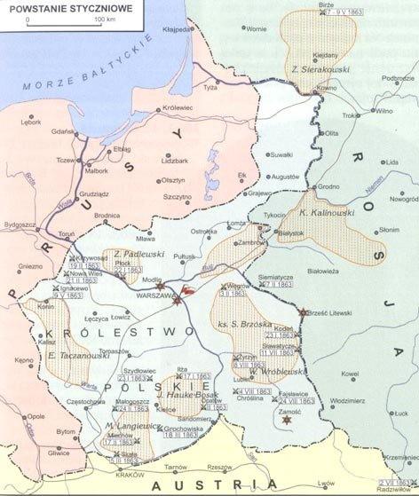 zasięgiem Królestwo Polskie, Litwę i Białoruś, w mniejszym