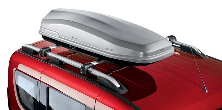 With security lock and rear Fiat Logo Measures: cm 160x80x40. Capacity: L 360. Nr kat. 71805131 Nr kat.