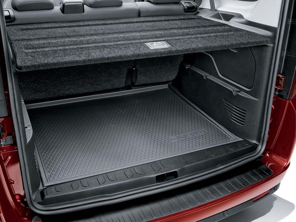 Valid only for versions with optional rigid parcel shelf.