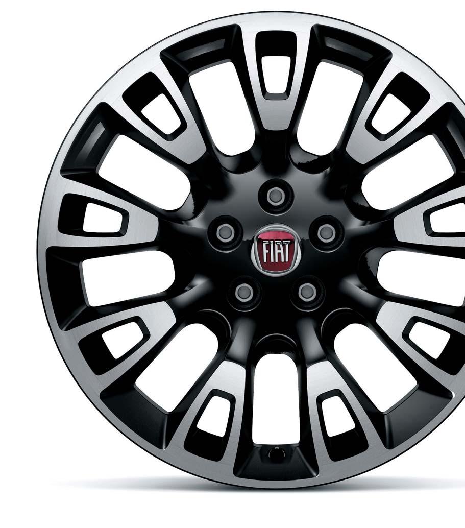 ZESTAW OBRĘCZY ZE STOPÓW LEKKICH 16" 16 ALLOY WHEEL KIT W kolorze czarnym z diamentowym szlifem.