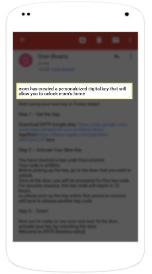 Po utworzeniu dla Ciebie przez innego Administratora klucza kodowego otrzymasz powiadomienie (SMS, email, WhatsApp, itp.) W powiadomieniu otrzymasz: 1. Twój klucz kodowy. 2.