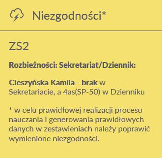 zarejestrowaniu przepływu ucznia.