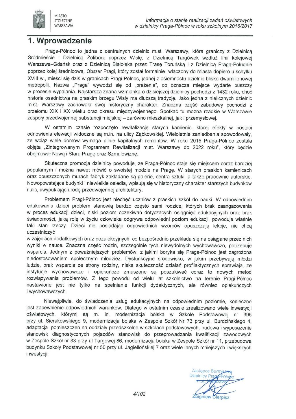 Wprowadzenie Informacja o sta