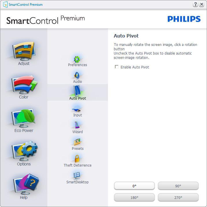 3. Optymalizacja obrazu Options>Auto Pivot (Opcje>Autom.