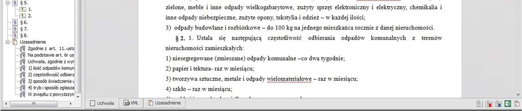 Problem dotyczył różnego rodzaju znaków, bądź też skopiowanego formatowania nie obsługiwanego przez program Legislator. W tej aktualizacji, błąd ten został usunięty.