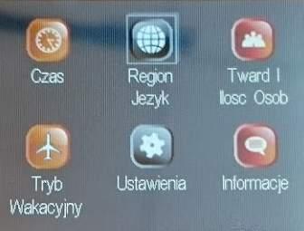 urządzenia. Obsługa urządzenia odbywa się za pomocą 4 przycisków: MENU SET/REGEN.