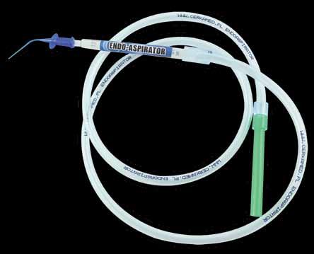 Instrukcja użycia Podłączenie do urządzenia ssącego ENDO-ASPIRATOR należy podłączyć za pomocą łącznika do urządzenia ssącego (ślinociąg, ssak), włączyć urządzenie ssące, a następnie aplikator