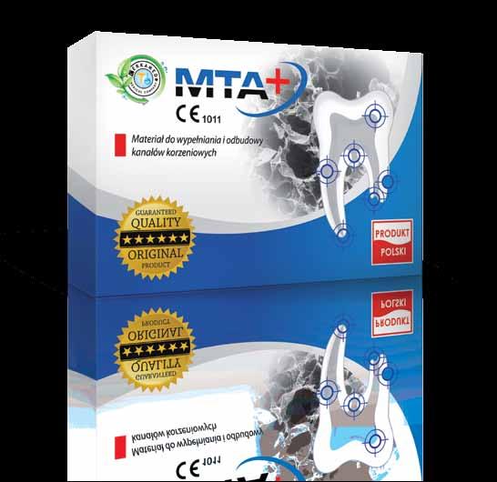 1ml płynu, - MTA+ standard zestaw zawiera: 6 x 0,14g MTA+, 1ml