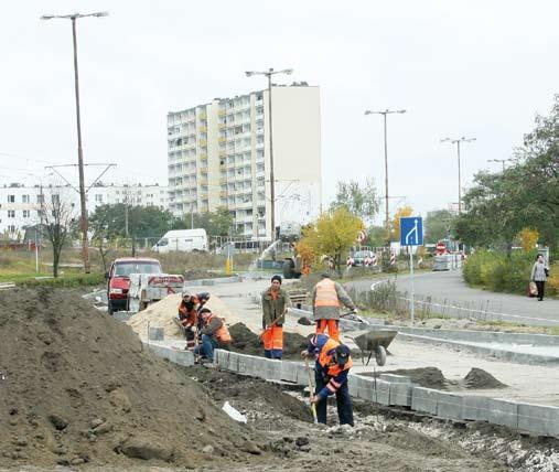 Widok ze Skarpy www.smnaskarpie.pl z osiedla 5 Konstytucji 3-go Maja w remoncie Do grudnia potrwa kapitalny remont najważniejszej ulicy naszego osiedla.