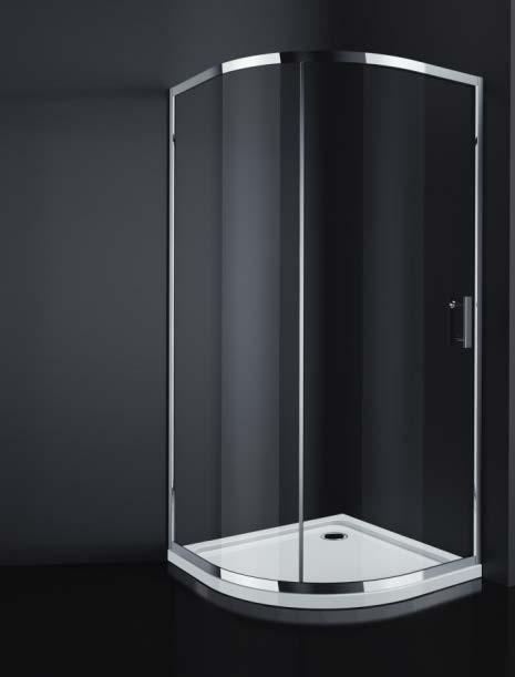 Kabina Envy wymiar 90x90 wersja prawa oraz lewa, kolor profil - chrom,