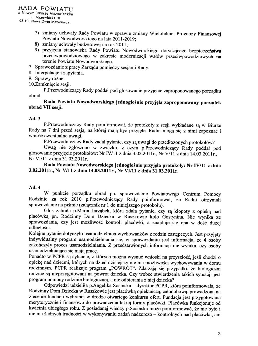 RADA POWIATU 0.