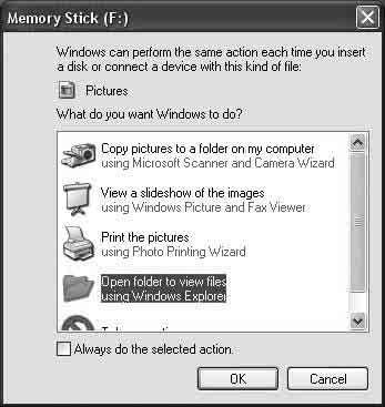 Kopiowanie obrazów do komputera Kopiowanie obrazów na komputer Windows XP/Vista W tej części przedstawiono