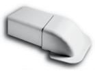 Zakończenie koryta PVC PVC ADF CLEC 80 80 60 RAL 9001 8,00 PVC ODEC 80
