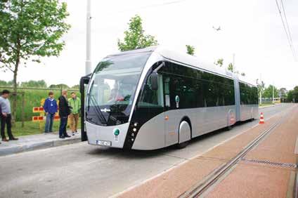 City podczas próby hamowania kompozytowych butli o łącznej pojemności do 1 380 dm 3, zasięg nowego Citaro CNG dochodzi do 450 km i jest porównywalny z autobusami konwencjonalnymi.