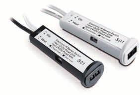 Włącznik bardzo dobrze sprawdza sie w garderobach, szafach, barkach itp. : Zasilanie: wejście 12V DC/ 24V DC; wyjście 12V DC - 24W, 24V DC - 48W. Zakres działania od 5 cm do 10 cm. IP - 20.