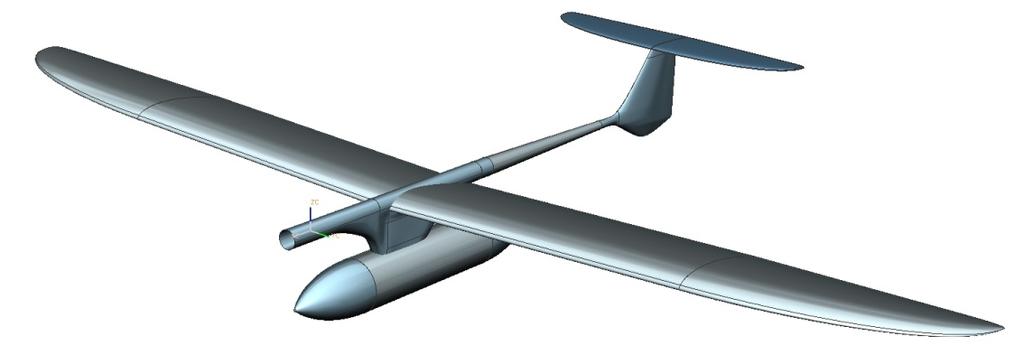 CNC, przetrenowano cykl technologiczny umożliwiający zbudowanie stosunkowo lekkiej, sztywnej i trwałej konstrukcji. Rys. 1. Model mini-bsp Rybitwa opracowany w środowisku CAD (Siemens NX) Rys. 2.