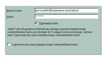 3. Na ekranie pojawi si pierwsze okienko Kreatora po àczeƒ internetowych. Wpisz swoje imi i nazwisko, a nast pnie kliknij przycisk Dalej. 6.