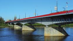 pieszym i rowerowym Koszt budowy (szacunkowo) 480 mln zł Trasa Mostu Północnego: Długość budowanej trasy 4,15 km Długość mostu
